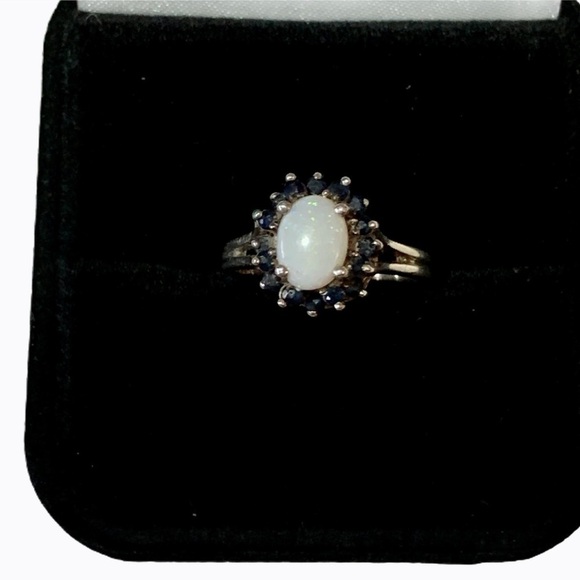 OPAL SAPPHIRE RING 6 - Picture 5 of 14